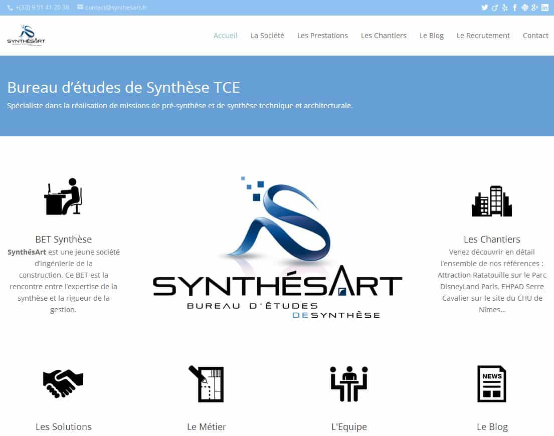 Notre nouveau site internet : www.SynthesArt.fr